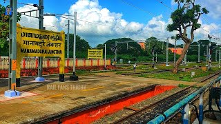 MANAMADURAI - PARAMAKKUDI  - RAMANADHAPURAM || ELECTRIFICATION UPDATE AND JOURNEY COMPILATION