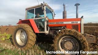 1983 Massey Ferguson 2640 4WD 5.8 Litre 6-Cyl Diesel Tractor (110 HP) with Dowdeswell Plough