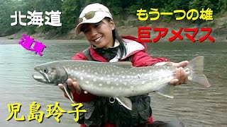 【ずぶ濡れ児島玲子】北海道もう一つの雄 巨アメマス  Huge white spotted char in Hokkaido