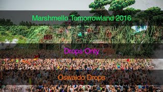 Marshmello - Tomorrowland 2016 (Drops Only)
