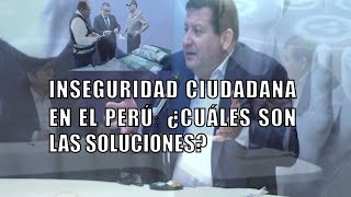 INSEGURIDAD CIUDADANA EN EL PERÚ ¿QUÉ MEDIDAS DEBERIA TOMAR EL GOBIERNO DE DINA BOLUARTE?