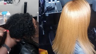 How I Did A 11hrs Copper Color Service~Using Matrix Hair Color On Natural Hair~Black2Copper Hair