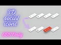 Create Stunning 3D Social Media Buttons with Hover Effects (HTML & CSS Tutorial)