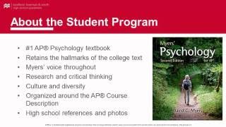 Video Walkthrough for Myers' Psychology for AP*, 2 Ed. (1/4)