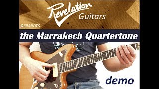 Revelation Marrakech Quartertone Guitar DEMO/REVIEW by Jan Wouter