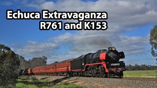 Trains Crossing The Border - Echuca Extravaganza 2016