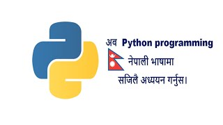Python programming Materials for Nepali students.