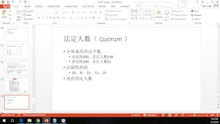 议事规则学习024-法定人数（quorum）