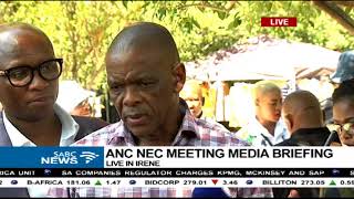 Ace Magashule briefs media on ANC NEC meeting