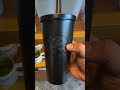 STARBUCKS TUMBLER BLACK EDITION | #asmr #shortvideo #trending #viral #shorts #short