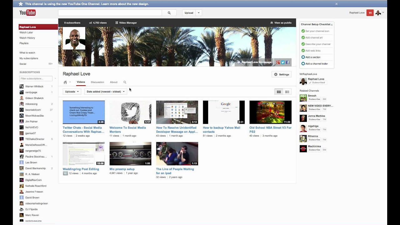 How To Edit Channel Tabs Youtube