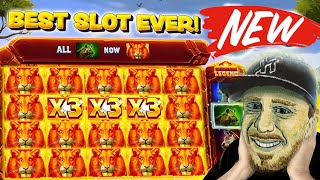 Huge Mega Win On New Pragmatic Slot Machine Savannah Legend!! 5 Scatter Bonus Buy!!!