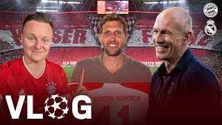 Special matchday insights with Dirk Nowitzki & Arjen Robben! | FC Bayern 🆚 Real Madrid VLOG
