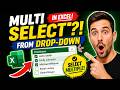 Excel Drop-Down: Select Multiple (No Duplicates + VBA)