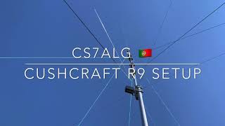 CS7ALG 🇵🇹 CushCraft R9 Vertical HF Antenna - Assembly & Setup