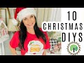 🌲10 DIY DOLLAR TREE CHRISTMAS WREATHS, GARLANDS🌲 Ep. 9 