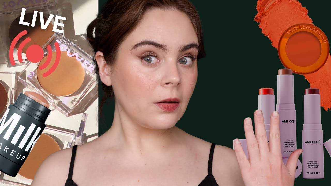 Trying New Makeup Live Youtube