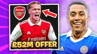 Arsenal £52 Million OFFER For Mykhaylo Mudryk! | Youri Tielemans Free Signing Agreement?