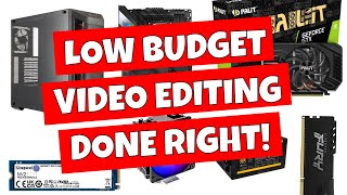Building A £600 BUDGET Video Editing PC For Adobe Premiere Pro