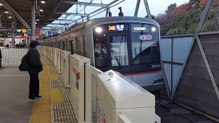 東急東横線5050系5158F各駅停車菊名駅行き多摩川駅到着(2022/12/21)