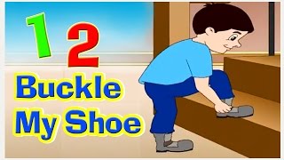 One Two Buckle My Shoe Nursery Rhyme with Lyrics I Counting Rhymes | Kids Songs I English Rhymes