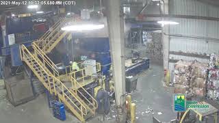 Explosion at the Recycling Center - Scott County Iowa