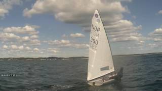 Samuel NOR-390 sailing upwind