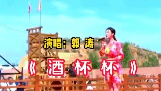 实力派美女歌手郭涛一首陕北民歌《酒杯杯》歌声感人，让人陶醉！【周末赢家】