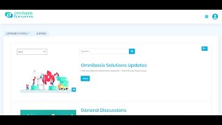 How to Create and Manage Community and Forums with Omnibasis