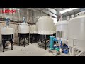 HDPE mixing tank + HDPE storage tank