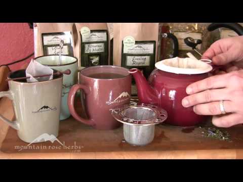 How to Make Tea with Loose Herbs How to Make Tea with Loose Herbs