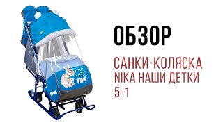 Обзор Санки коляска Nika Наши детки 5 1