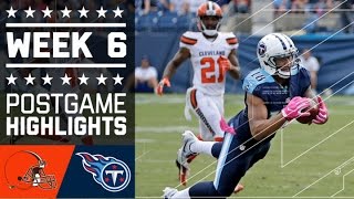 Browns vs. Titans | NFL Week 6 Game Highlights