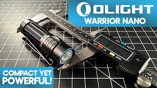 The Olight Warrior Nano is a more compact version of the Warrior Mini 3! Beam Test \u0026 Review