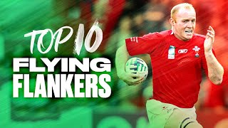 💥 Flying Flankers 💪 | Top 10 Tries by Flankers at Rugby World Cup