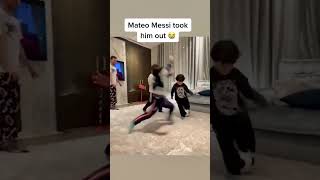 Messi's son is learning from Sergio Ramos 😳 | #shorts