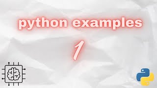 python example 1 (print hello world)
