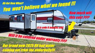 Fixing an RV Water Leak: Is it Covered Under Warranty?