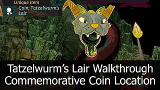 Dungeons of Hinterberg - Tatzelwurm's Lair Walkthrough and Commemorative Coin Location