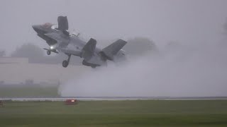 岩国基地アメリカ海兵隊VMFA-242所属のF-35Bライトニング戦闘機1機が横田基地から短距離離陸 F35Lightning IWAKUNI YOKOTA MARINES STOL