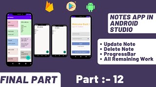 how to make notes app in android studio | Final part | Part-12 | Tech Projects| Notes app in android