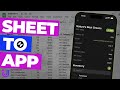Glide: Build mobile apps from spreadsheets in SECONDS #glideapps #nocode #shorts