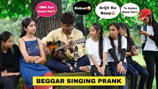 Beggar Prank With Singing Old Songs Mashup In Public | Shocking😱 Girls Reactions | @team_jhopdi_k