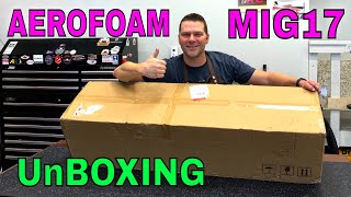 UnBOXING The AEROFOAM MIG - Foam RC JET with XICOY X45