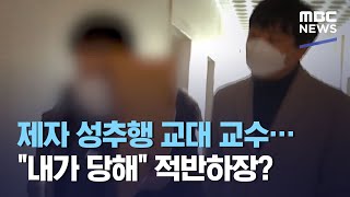 제자 성추행 교대 교수…\