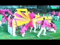 saree mass drill in sports day