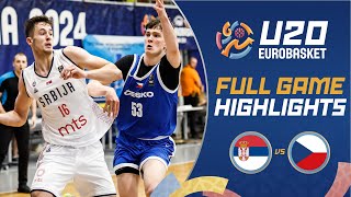 Serbia 🇷🇸 vs Czechia 🇨🇿 | Extended Highlights | FIBA U20 EuroBasket 2024