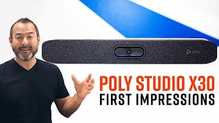 Testing out the Poly Studio X30!