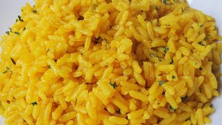 How to make Yellow Rice (Curry style)