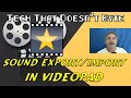 How To Import & Export Sound In VideoPad | VideoPad Video Editor Tutorial